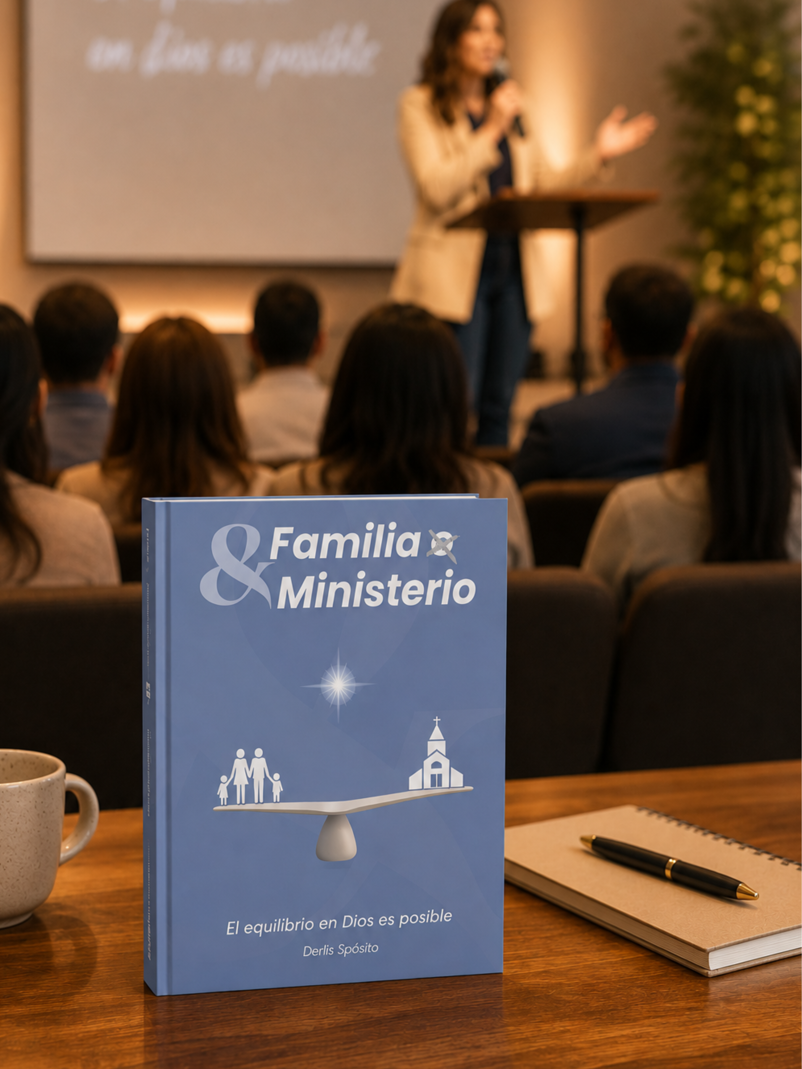 Libro cristiano Familia y Ministerio con principios bíblicos para equilibrar el servicio a Dios, el matrimonio y la vida familiar.